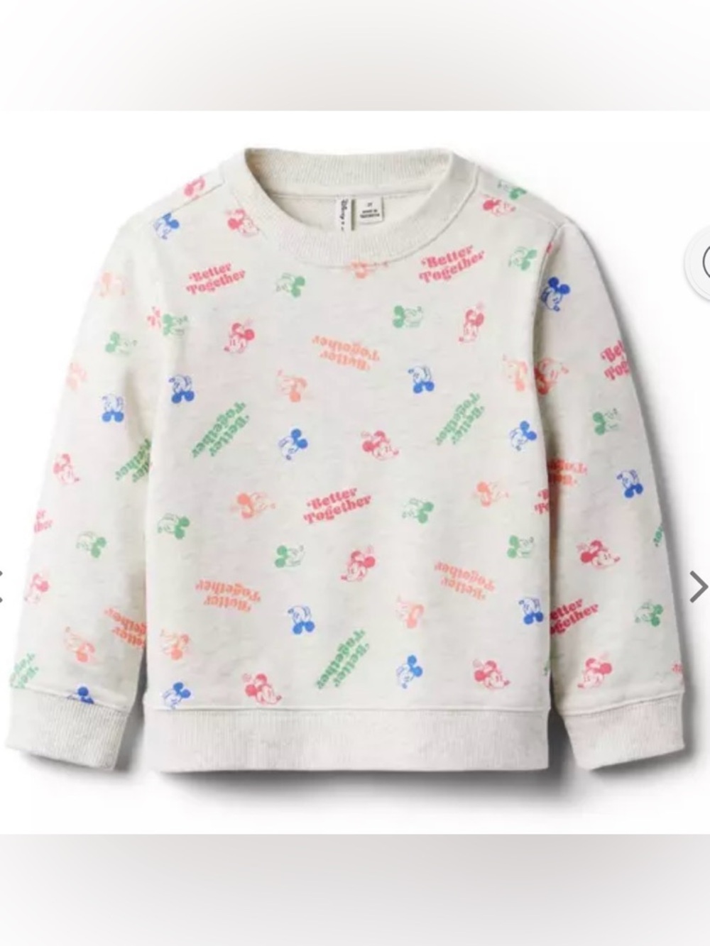 Janie and Jack Disney Mickey Mouse Sweatshirt